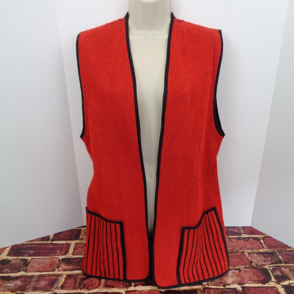 Poppana Red Vest Finland Womans Small